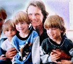 Darrell Trociuk and his 3 boys