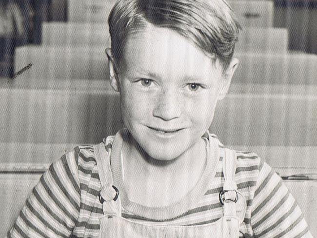 Ian at the age of eight, around the time his mother was abusing him.