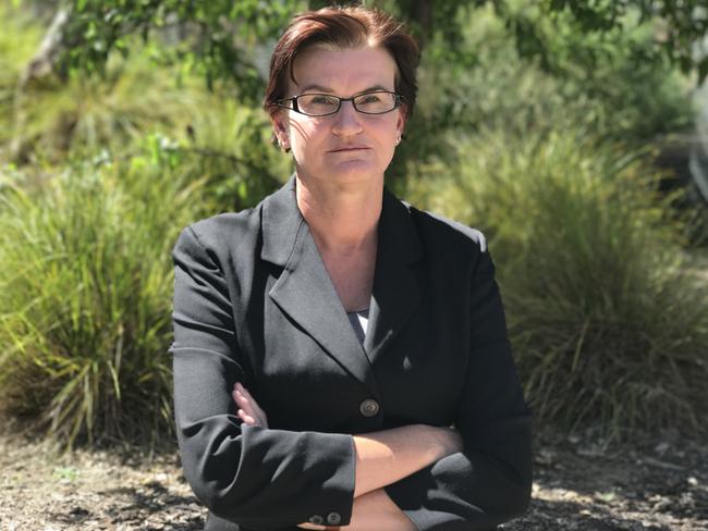 University of Canberra researcher Lucetta Thomas has interviewed dozens of men who have been sexually abused by their mothers. Picture: Ginger Gorman